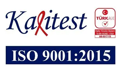 ISO 9001 Kalite Yönetim Sistemi Sertifikası